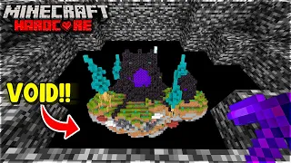 I Built VOID PORTAL In Minecraft Hardcore!