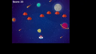 SpaceInvaders game, made with pygame