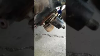 BMW F25 2011 tension strut/ball joint removal