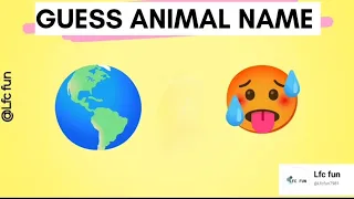 Top Animal Names by Emoji in just 5 Second