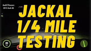 Jackal Motorsports 3.0T 1/4 Mile Dragy Run | 2013 C7 Audi A6 Dual Pulley Testing (7.2.2023)