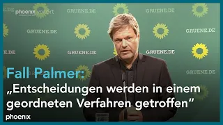 Robert Habeck nach Beratung des Grünen-Parteirats