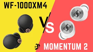 SONY WF 1000XM4 VS SENNHEISER MOMENTUM 2 | Who Wins?