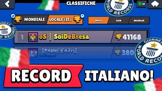 RECORD ITALIANO! +41.000 COPPE! Ecco Come ha FATTO! Brawl Stars ITA!