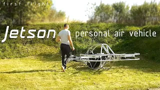 Homebuilt electric flying vehicle Jetson ONE - DIY kit "flying car"