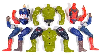 AVENGERS TOYS ASSEMBLE HULK SMASH, SPIDER-MAN, CAPTAIN AMERICA SUPERHERO