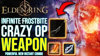 Elden Ring - The Craziest NEW WEAPON & Combo For Infinite Frostbite | Elden Ring Ice & Fire Build