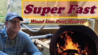 How to make a real wood fired pool heater