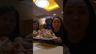 Filipina Reaction to All you can eat Seafood Buffet 😋