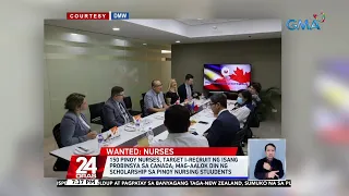 150 Pinoy nurses, target i-recruit ng isang probinsya sa Canada; mag-aalok din ng... | 24 Oras