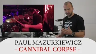 Drum Teacher Reacts to Paul Mazurkiewicz - Drummer of Cannibal Corpse