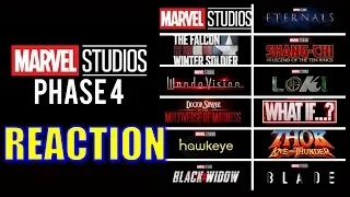 Marvel Studios Phase 4 Reaction