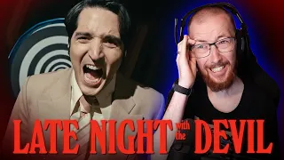 Watching *LATE NIGHT WITH THE DEVIL* | Movie Reaction (First Time Watch)