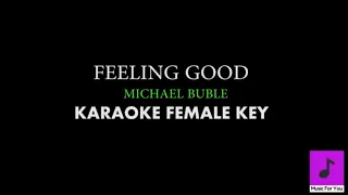 Michael Buble - Feeling Good (Karaoke FEMALE KEY)