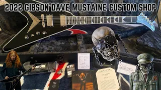 2022 Gibson Custom Shop Dave Mustaine Flying V EXP Limited Edition (Ebony VOS) Unboxing!!!