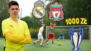 FINAŁ LIGI MISTRZÓW O 1000 ZŁ ⚽ Liverpool vs Real 🔥