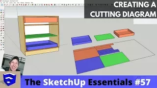 Creating a Cutting Layout in SketchUp for Woodworkers - The SketchUp Essentials