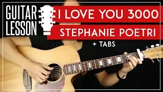 I Love You 3000 Guitar Tutorial - Stephanie Poetri Guitar Lesson 🎸 |Fingerpicking + TAB|