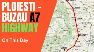 Ploiesti - Buzau Highway 2021 (Autostrada Ploiesti - Buzau A7), a 3D projection - On this day