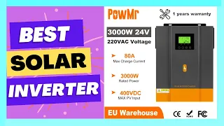 PowMr 1600W 3000W Hybrid Solar Inverter 12V 24V 220V Pure Sine Wave Inverter