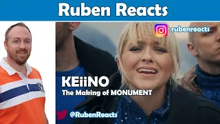 RUBEN REACTS TO KEiiNO - The Making of MONUMENT (song and music video)