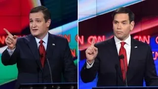 U.S. presidential campaign: Ted Cruz vs. Marco Rubio