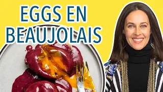 Eggs en Beaujolais - Eggs in Red Wine Sauce by Paul Bocuse