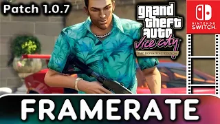 Grand Theft Auto: Vice City | Patch 1.0.7 | Nintendo Switch Frame Rate Test