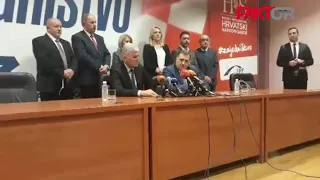 Dragan Čović i Milorad Dodik, Mostar - konferencija za medije