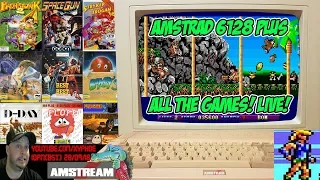 [AMSTRAD 6128 PLUS] All The Amstrad Plus Games! Live! #AMSTREAM [Xyphoe Live Stream]