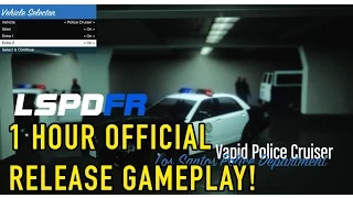 OFFICIAL WORLD RELEASE GTA 5 LSPDFR 0.1d Beta 1 HOUR GAMEPLAY!