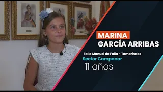 Candidatas a Fallera Mayor Infantil de Valencia 2024: Marina García Arribas