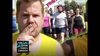 100m Race: Usain Bolt vs James Corden & Owen Wilson awesome