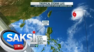 Bagyong Luis, lumakas pa at isa nang Tropical Storm | Saksi