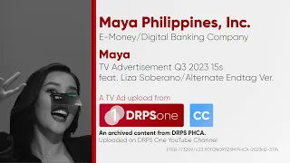 Maya TV Ad Q3 2023 15s with Liza Soberano (Philippines, Alternate Endtag Version) [CC]