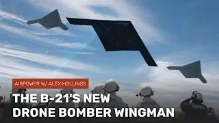 America's plan for a new drone stealth bomber to fly with the B-21