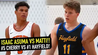 SMALL SCHOOLS CAN HOOP TOO!! Isaac Asuma Takes On Isaac Matti! #1 Hayfield vs #5 Cherry Game Recap!