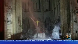 Iconic Cross Inside Notre Dame Cathedral Still Standing