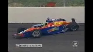 Eliseo Salazar & Jeret Schroeder crash - Indy Racing League 2000, Kentucky