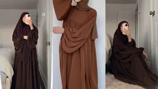 New trendy Abaya cutting and stitching/ step by step very easy method
