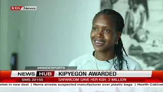 World record holder Faith Kipyegon awarded sh2m by Safaricom