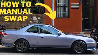 How to do an auto to manual swap on a Honda prelude(97-01) - Parts list