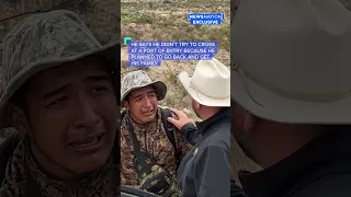 Texas sheriff rescues migrant after smugglers abandon him