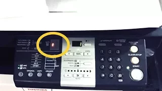 How to clear spanner indication in Toshiba copier e studio 166 163, 166, 181, 195, 211