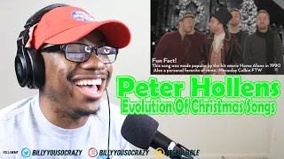 Peter Hollens - Evolution Of Christmas Songs REACTION!