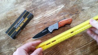 Review on the TF-468 tacforce pocket knife with wood handle