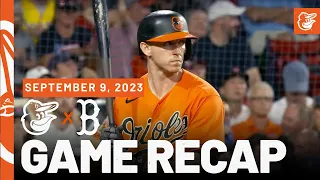 Orioles vs. Red Sox Game Recap (9/9/23) | MLB Highlights | Baltimore Orioles