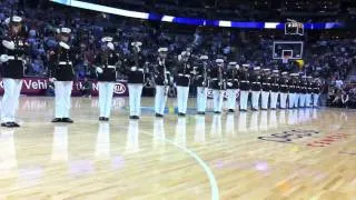 Silent Drill Platoon - Denver Nuggets Halftime Show (Full View) 04/11/2011