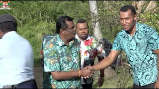 Fijian Minister for Youth and Sports officiates at the handing over of Youth Farm Initiative