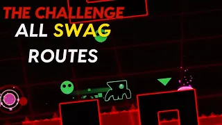 The challenge all swag routes (geometry dash)